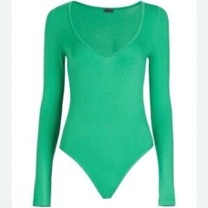 Green Long Sleeve Bodysuit size Medium